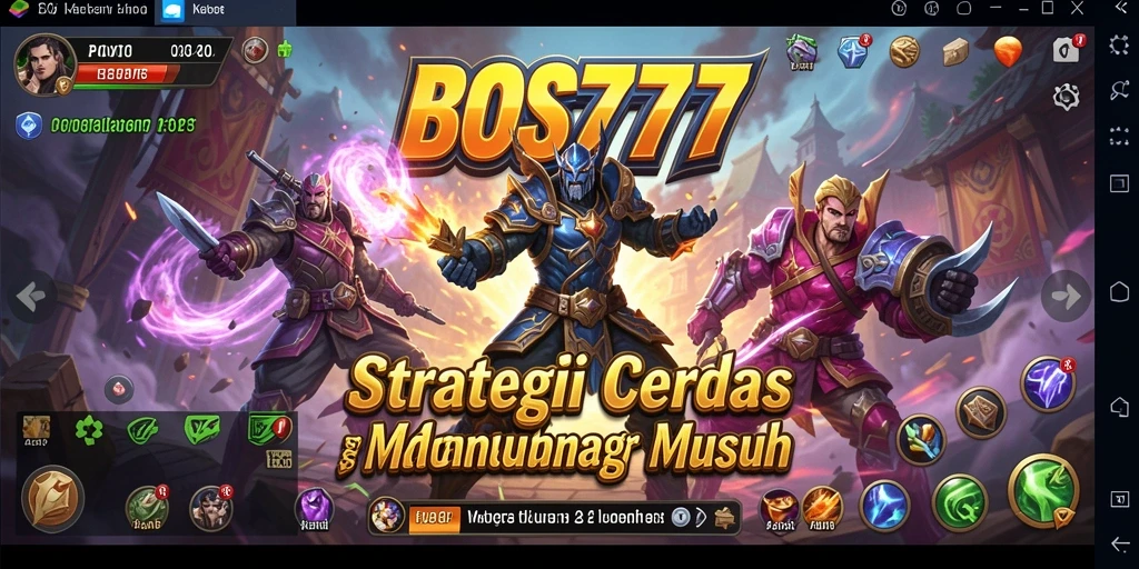 Gambar gameplay menarik dari BOS777 dengan intensitas pertempuran yang menegangkan.
