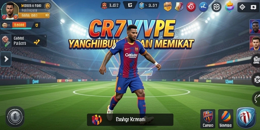 Tampilan gameplay CR7VIP yang menarik dan dinamis.