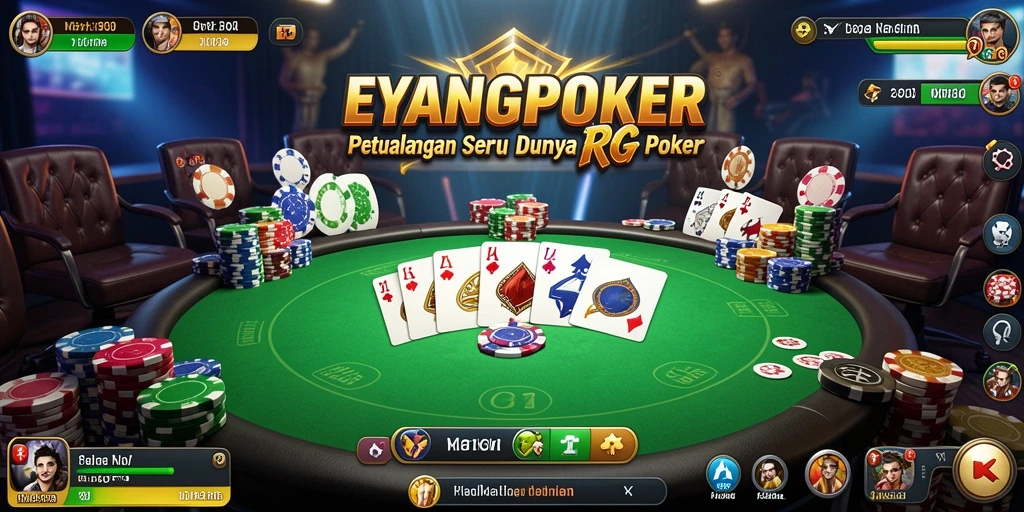 Tampilkan gameplay seru dari EYANGPOKER saat bermain poker RPG.