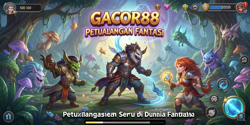 Tampilan gameplay GACOR88 penuh aksi dan petualangan menantang.