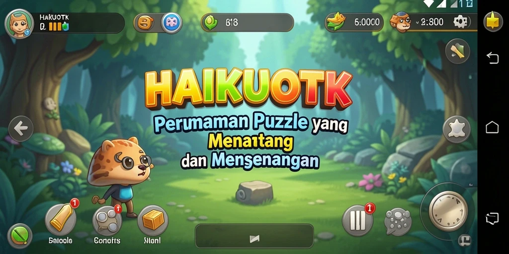 Tampilan gameplay HAIKUOTK yang menantang dan menarik.