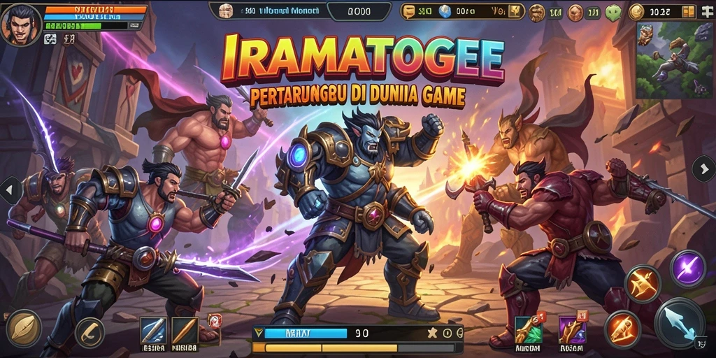 Tampilan gameplay Fighting yang mendebarkan dan penuh aksi.