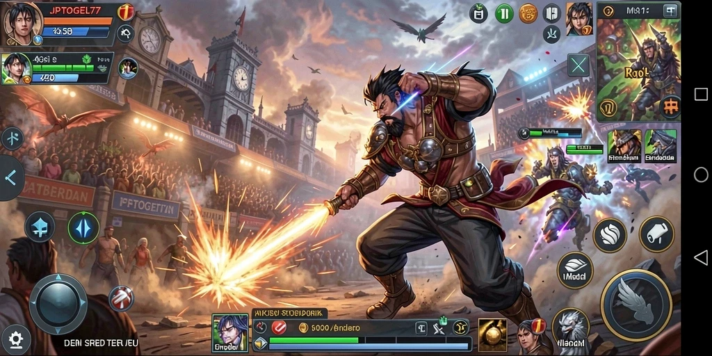 Tampilan menakjubkan dari gameplay action di JPTOGEL77.