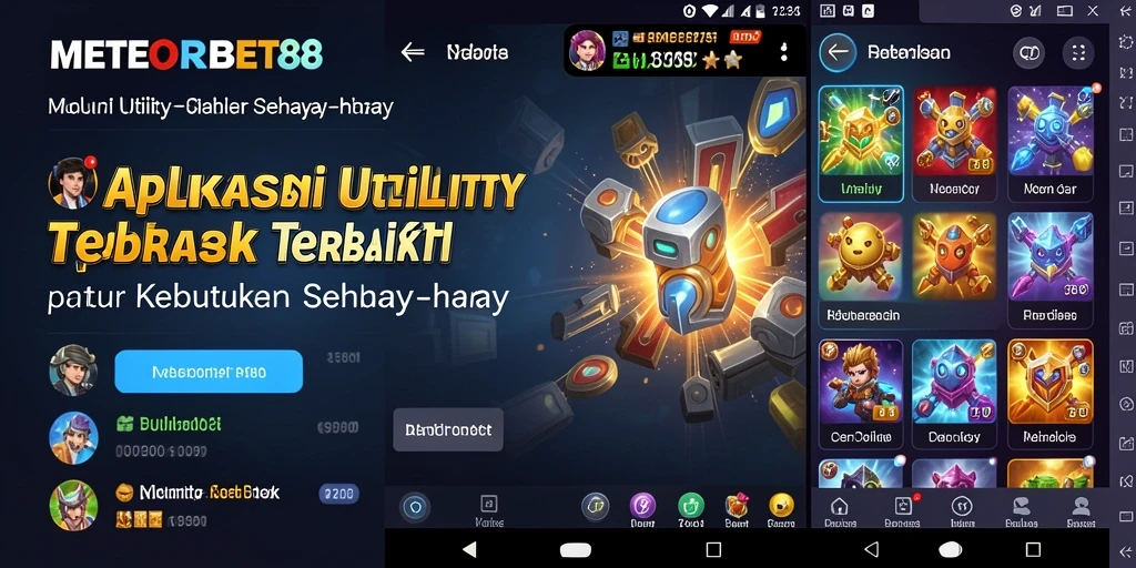 Tampilan antarmuka METEORBET88 yang user-friendly dan informatif.