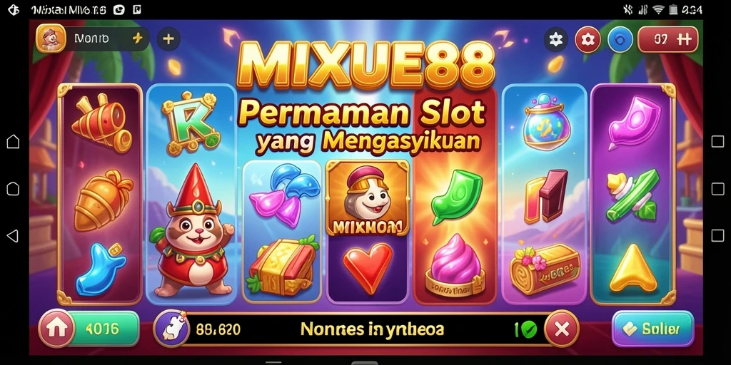 Screenshot gameplay <strong>MIXUE88</strong> menampilkan keseruan dan interaktivitas tinggi dalam permainan Slot.