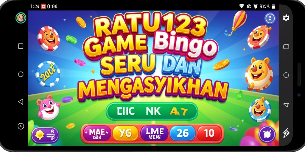 Tampilan menarik dari gameplay Bingo di RATU123.