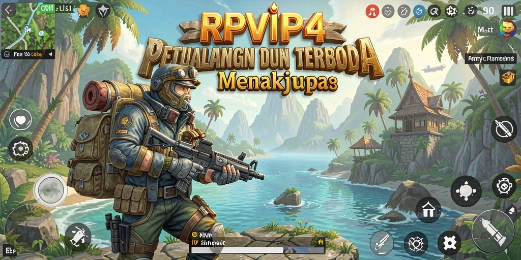 Tampilan gameplay menakjubkan dari dunia terbuka RPVIP4.
