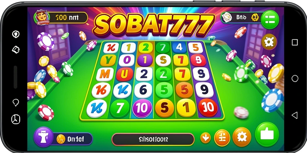 Tampilan menarik gameplay Bingo di SOBAT777.