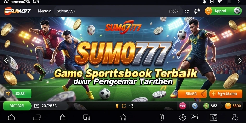 Tampilan gameplay menarik di aplikasi Sportsbook SUMO777.