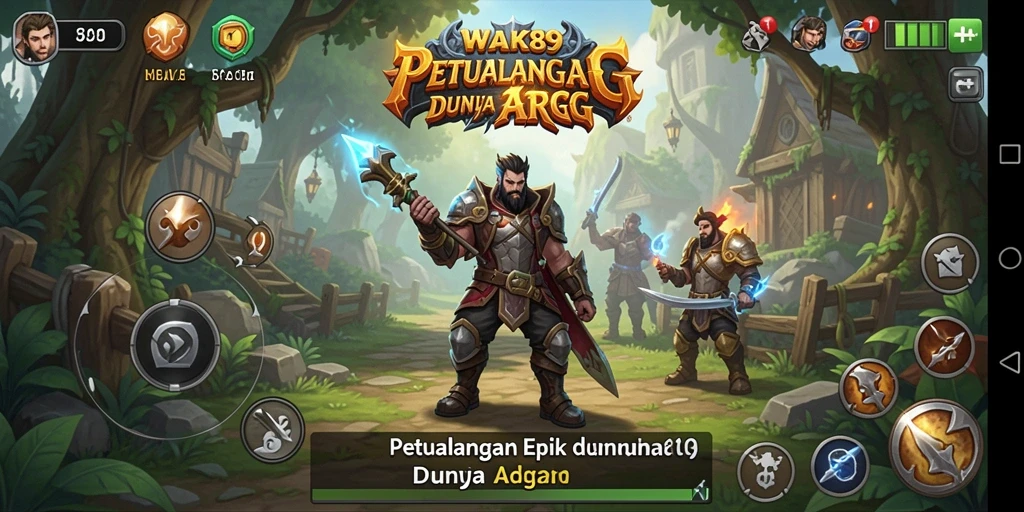 Gameplay ARPG yang menarik dan penuh aksi di WAK89.