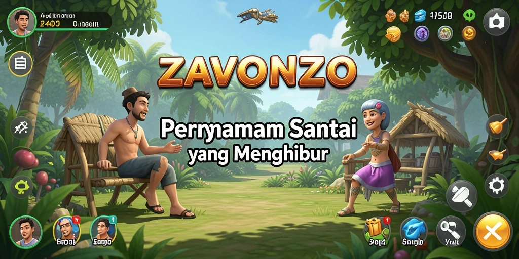 Gameplay <strong>ZAVONZO</strong> yang seru dan penuh warna.
