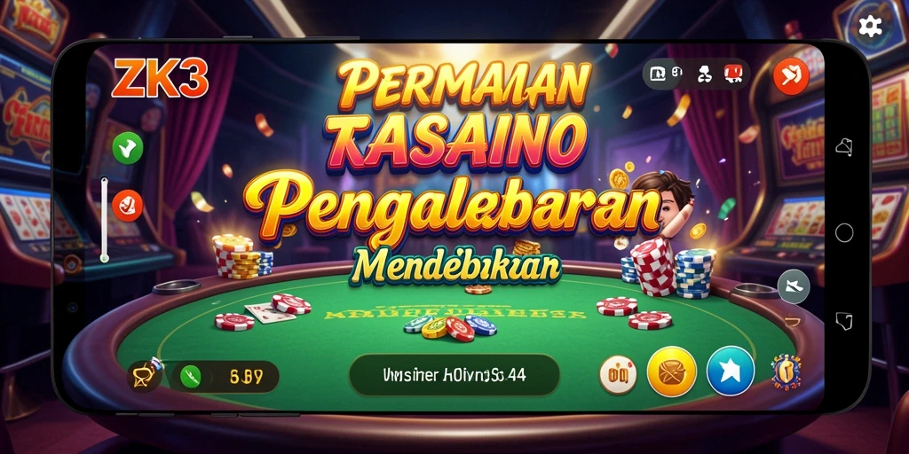 Tangkapan layar gameplay ZK3 yang menampilkan pengalaman kasino yang mendebarkan.